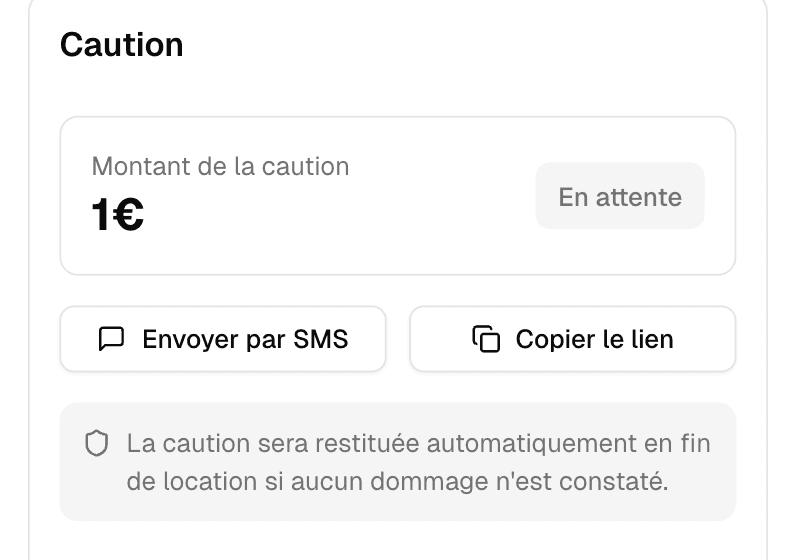 Sécurisez les cautions avec prise en ligne